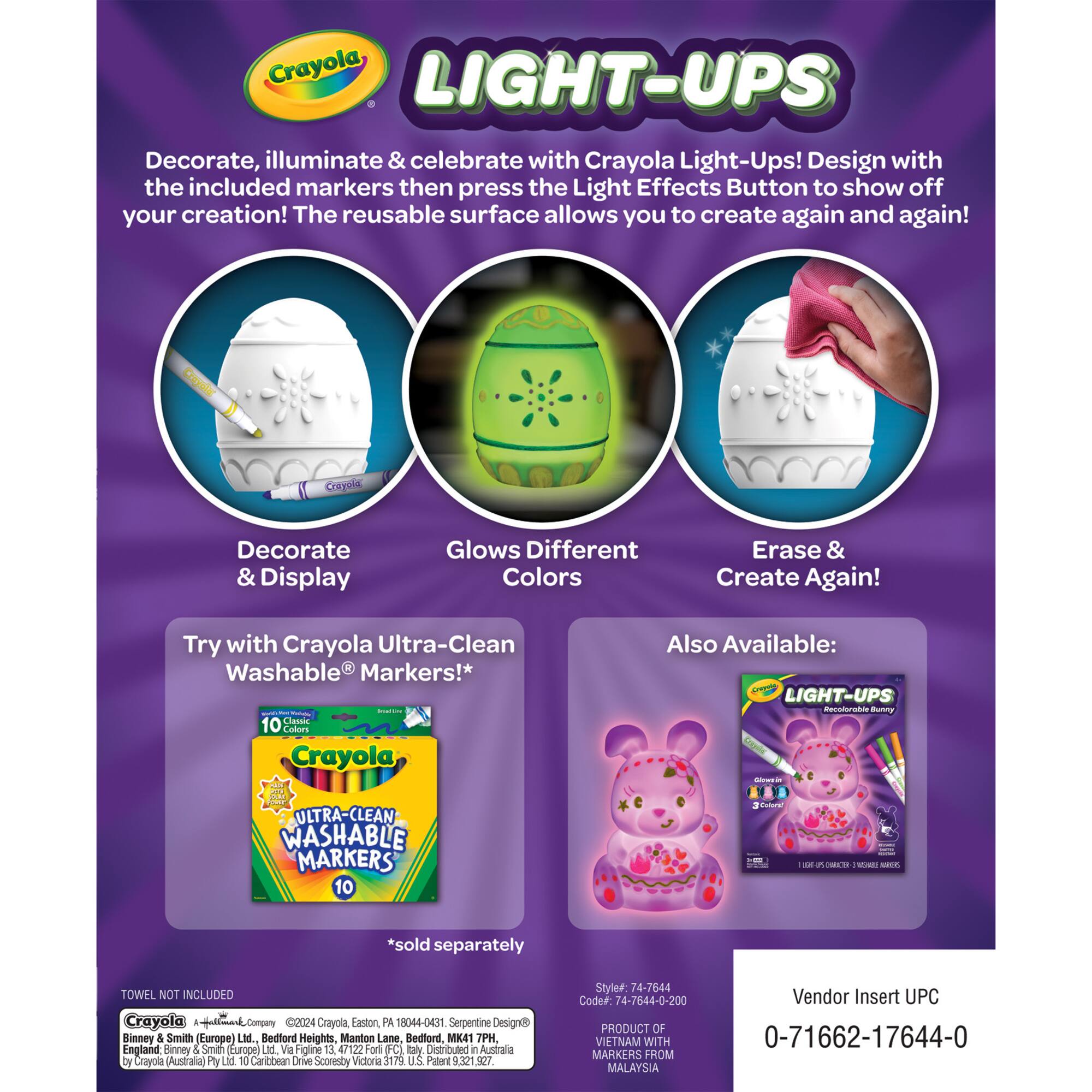 Crayola® Egg Light Ups, Pack of 2